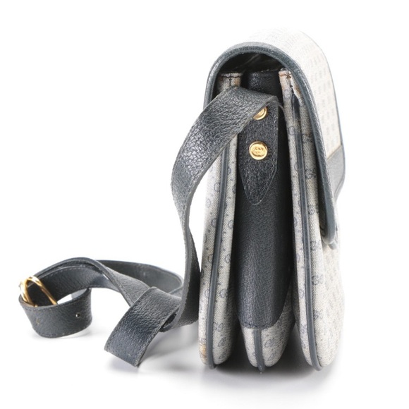 ⭐️ Vintage 1980’s Gucci Coated Canvas Leather Bag - Picture 11 of 16